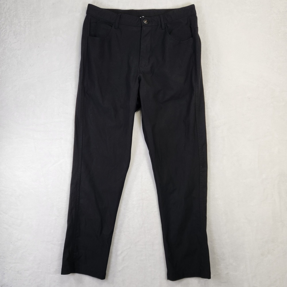 Quiksilver Mens‎ Black Flat Front Chino Style Pants Size 32